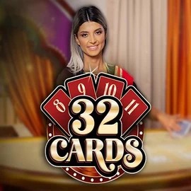 32 Cards online game logo by Ezugi on 7gears.nl